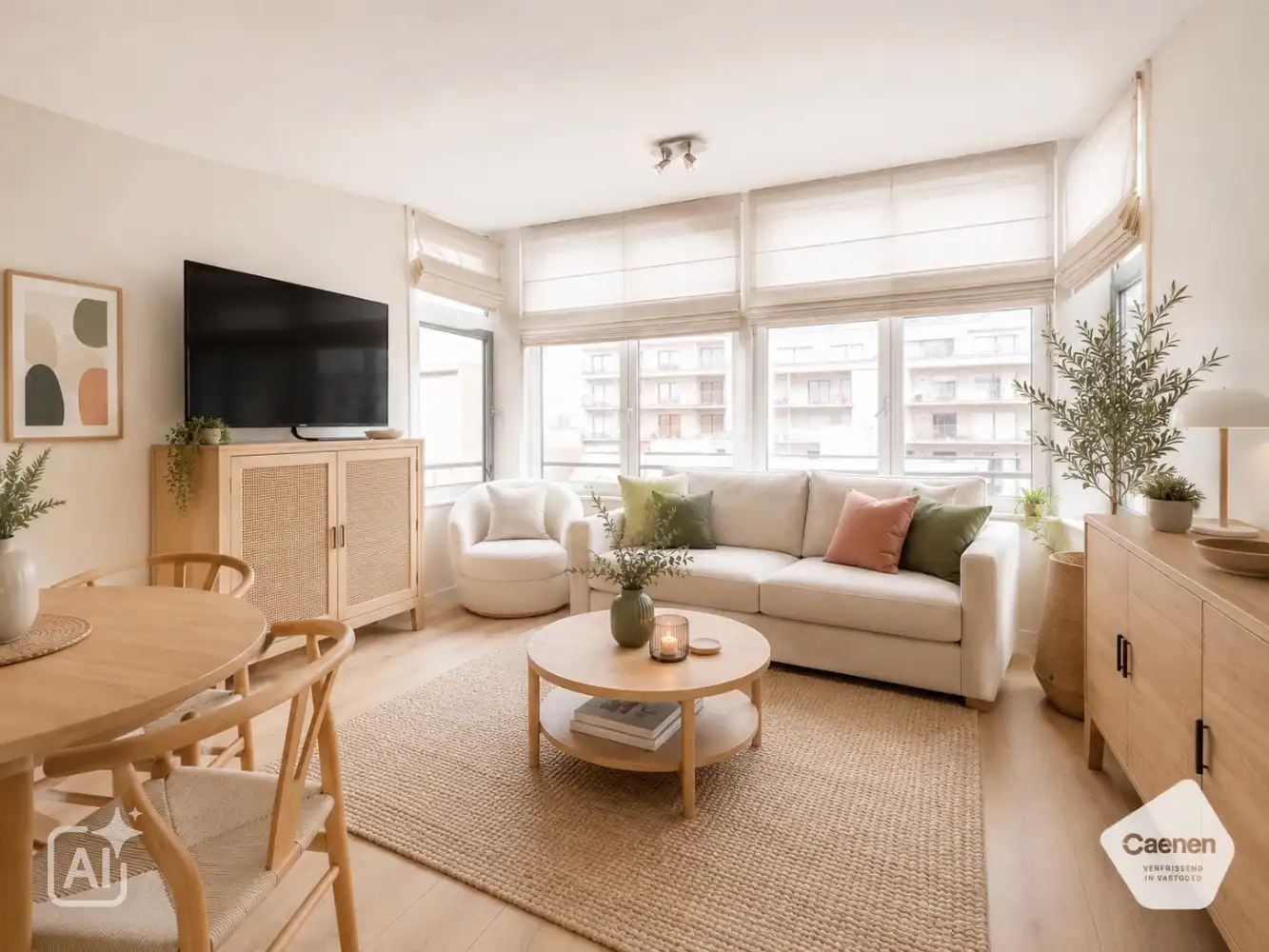 Centraal gelegen appartement met 1 slaapkamer + slaaphoek foto 2
