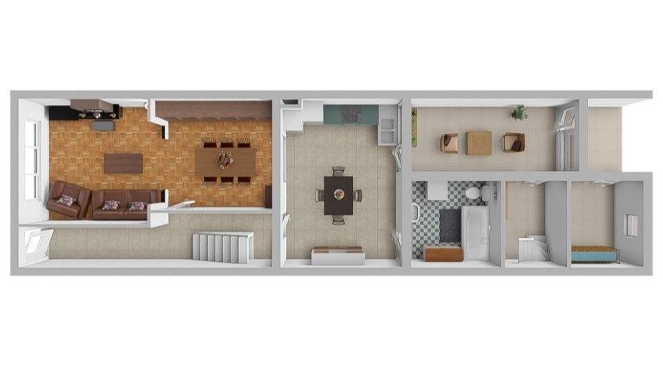 Te renoveren woning met grote tuin foto 25