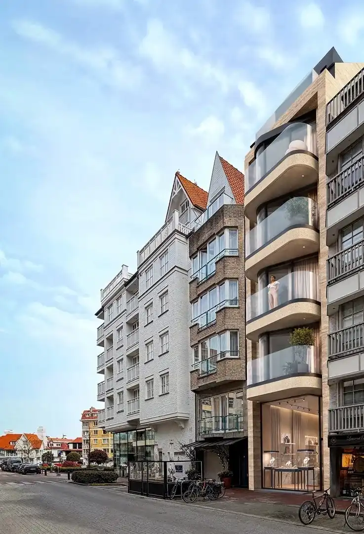 Luxueus afgewerkt nieuwbouwduplex met tijdloze architectuur gelegen op de prestigieuze Kustlaan  foto 2