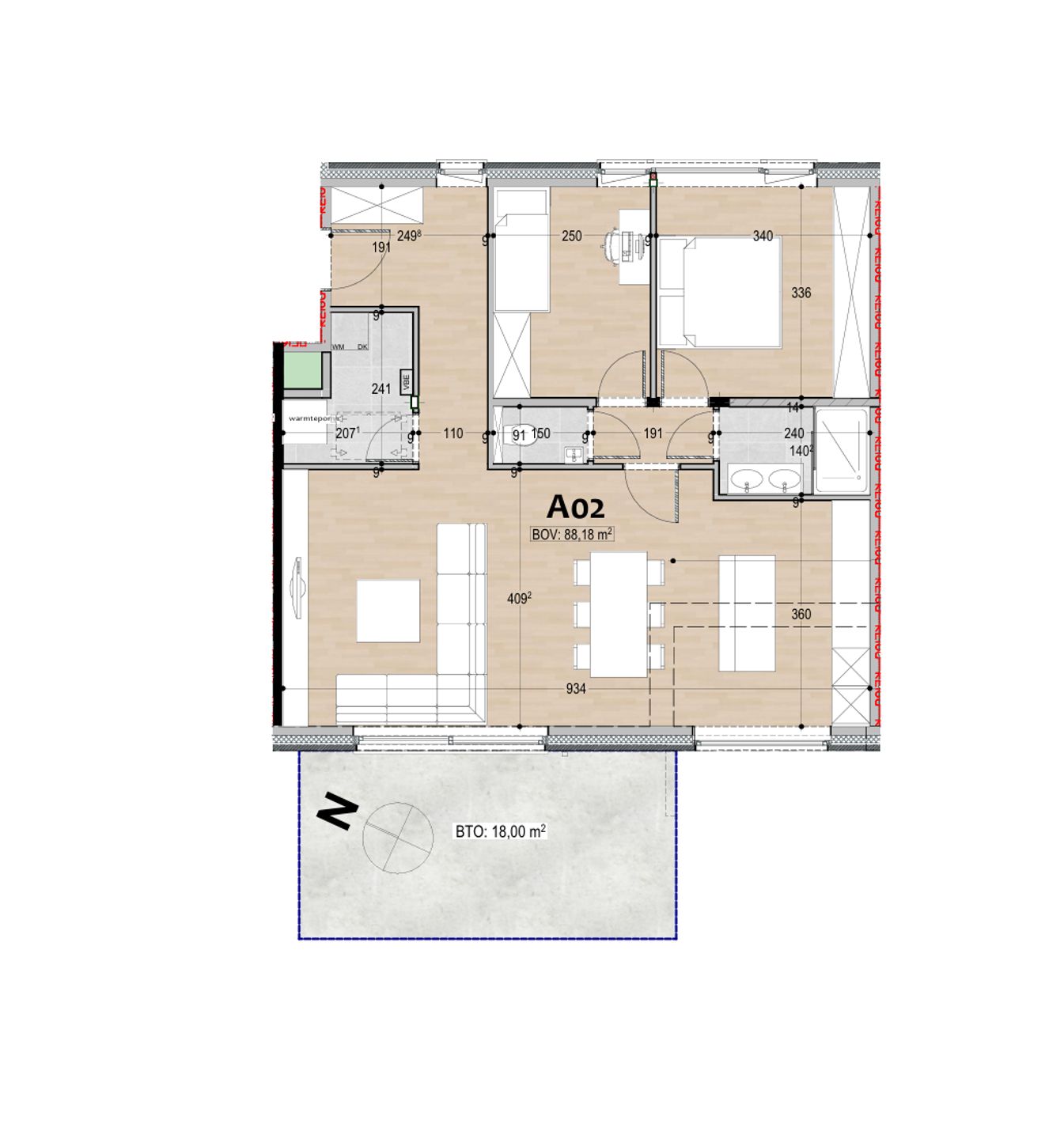 AALST - Nieuwbouwappartement met 2 slpks en tuin foto 5