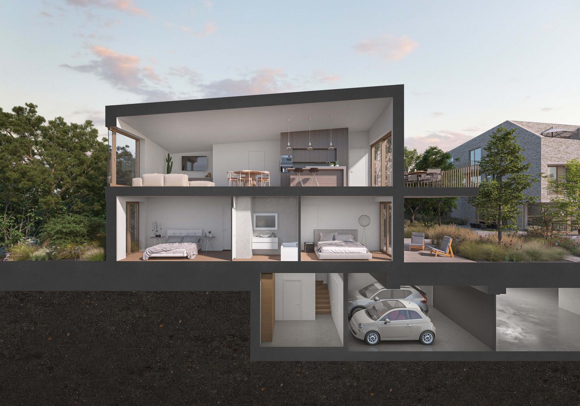 Moderne geothermische en energiezuinige woning te Knokke foto 3