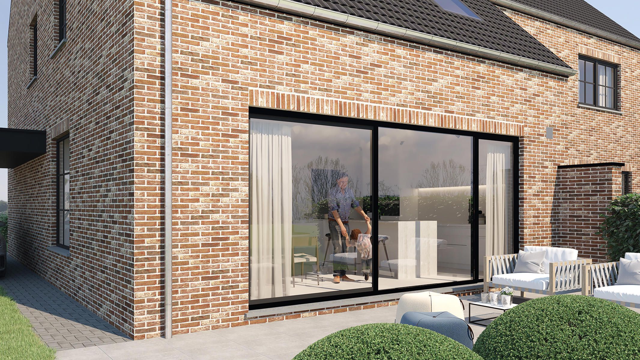 Landelijke, halfopen woning foto 5