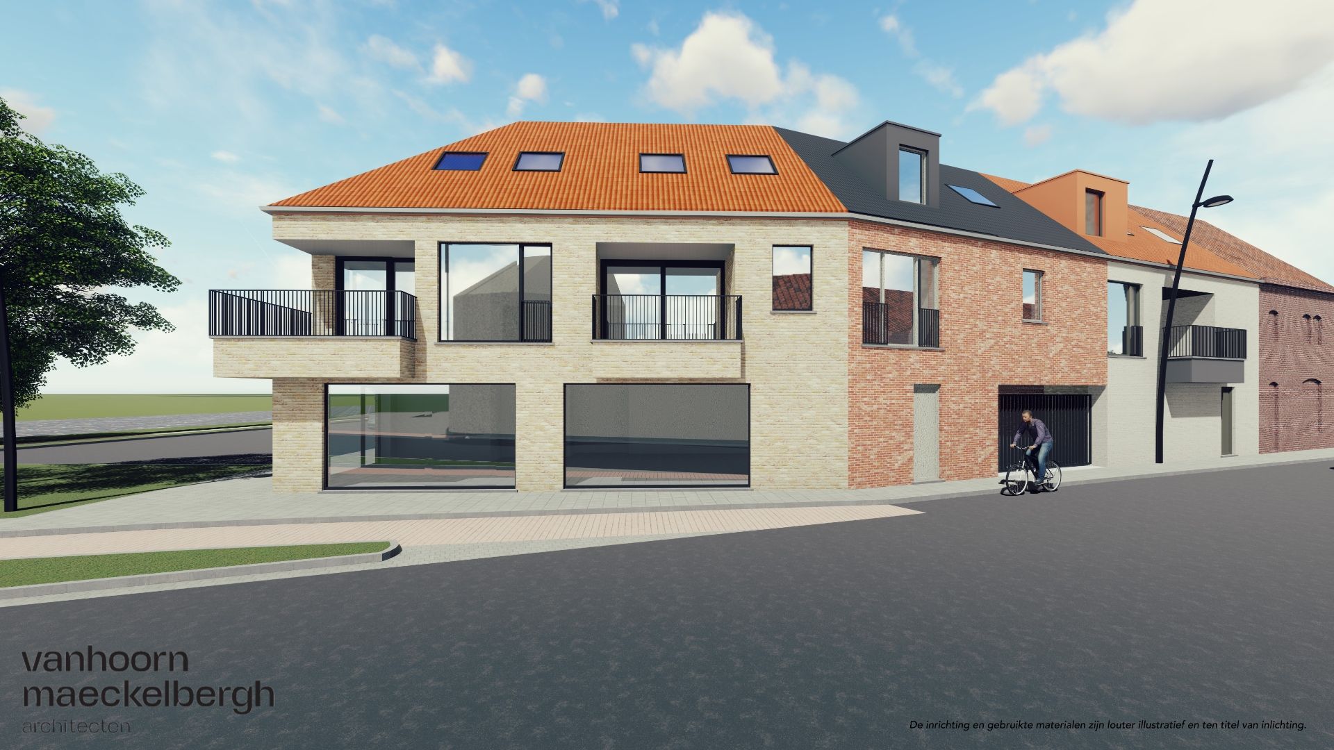 Duplexappartement in nieuwbouwproject, woning 1 foto {{pictureIndex}}