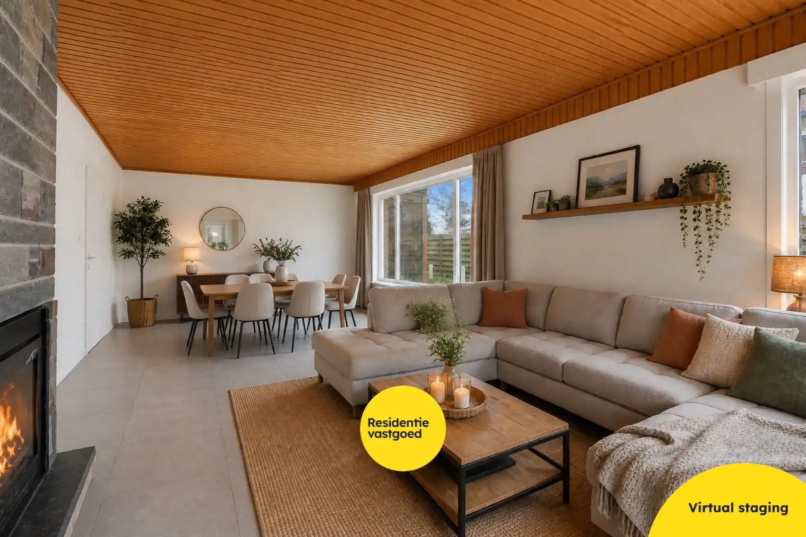 Bungalow op 959 m² met open zicht te Sijsele (Damme) foto 4