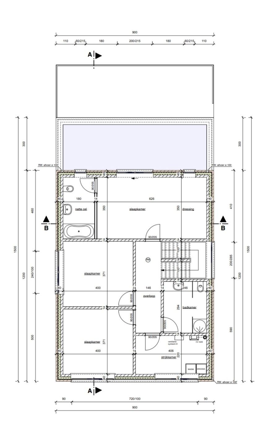 Bouwgrond van 728m² voor Open Bebouwing met vergunde plannen foto 6