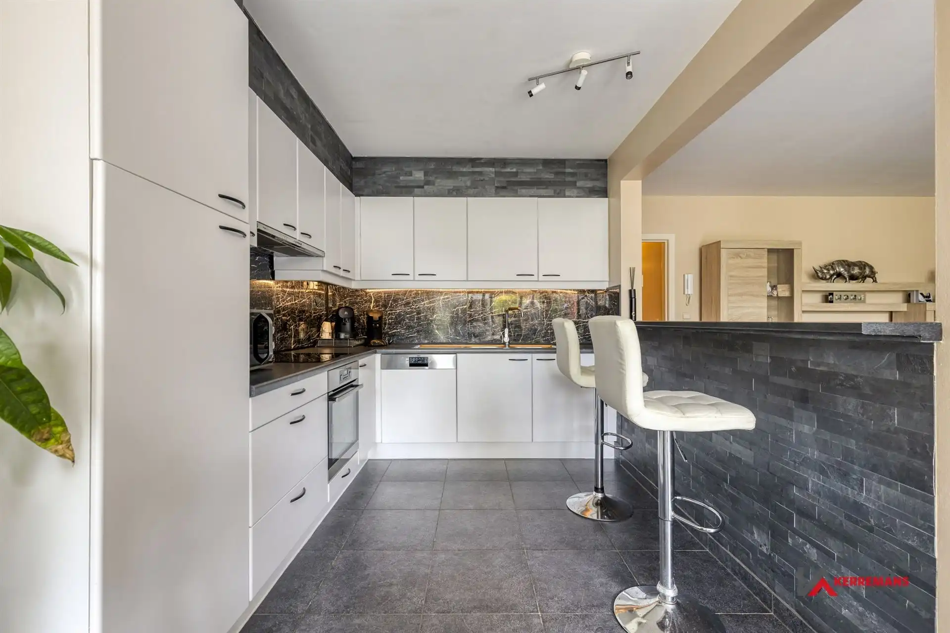 Gelijkvloers appartement met 2 slaapkamers, tuin & garage.  foto 8