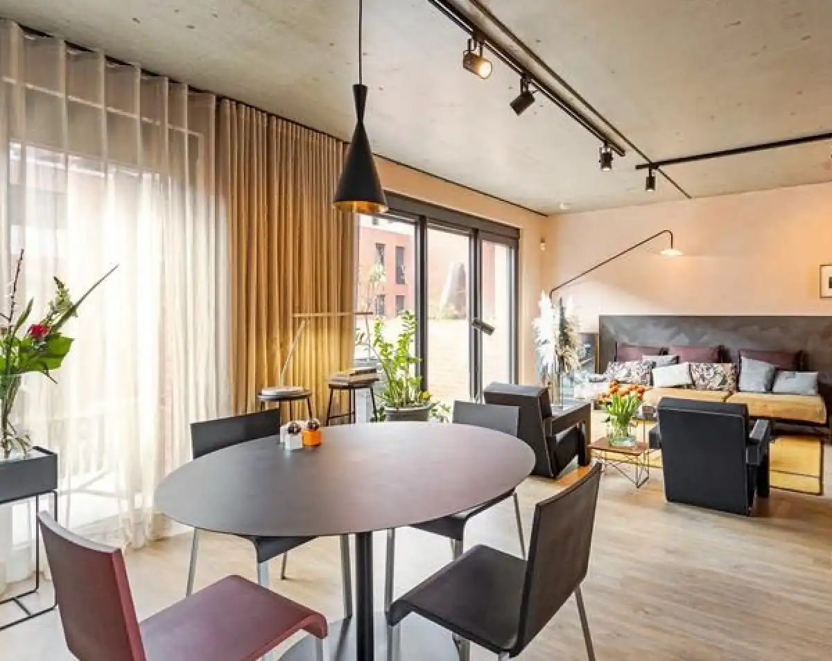 Stijlvol wonen op toplocatie in De Nieuwe Dokken – Kompasplein 9, Gent foto {{pictureIndex}}