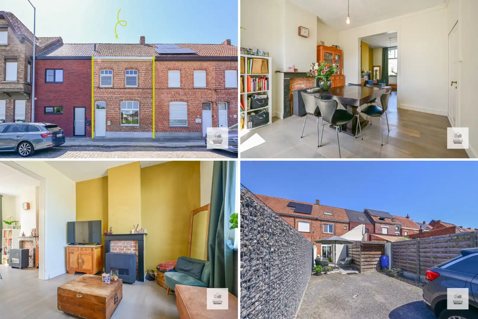Hoofdfoto van de publicatie: Gerenoveerde rijwoning met 3 slpk en private parking te Ingelmunster