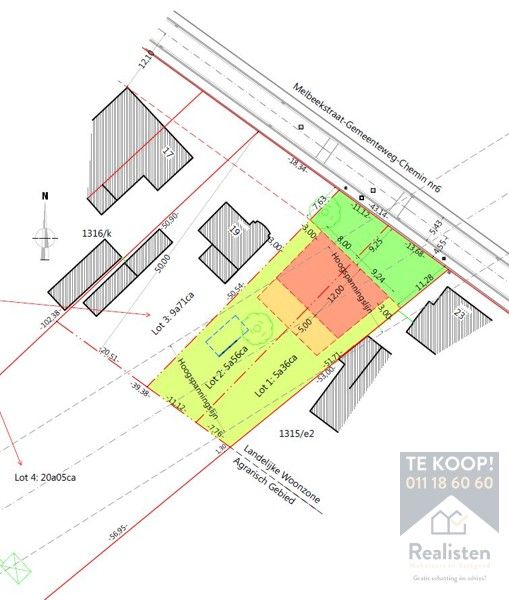 Bouwgrond aan de Melbeekstraat 21A, 3500 Hasselt - met of zonder woning foto 5
