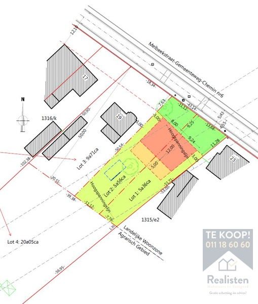 Bouwgrond aan de Melbeekstraat 21A, 3500 Hasselt - met of zonder woning foto 4