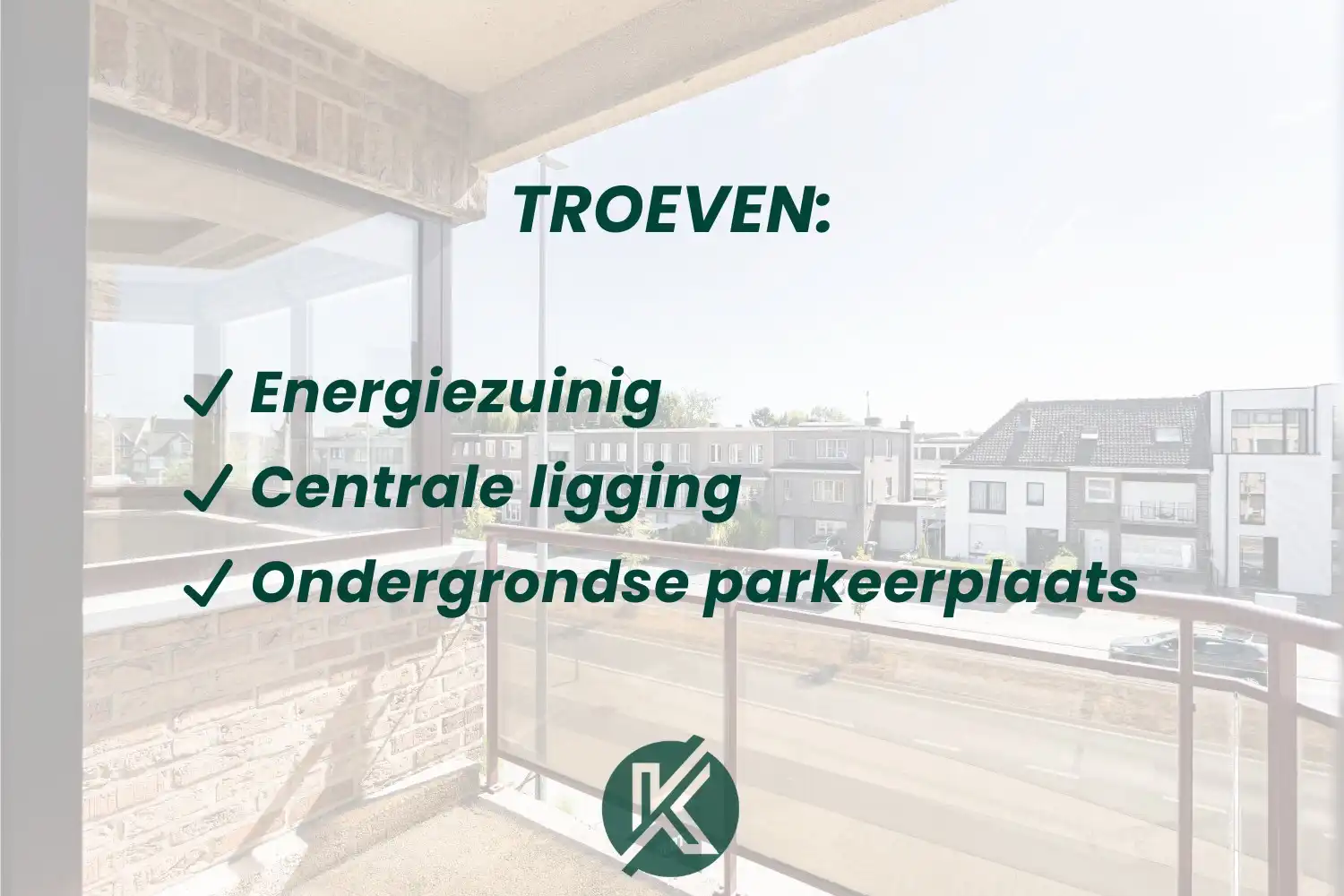 Lichtrijk appartement met parkeerplaats nabij het centrum foto 2