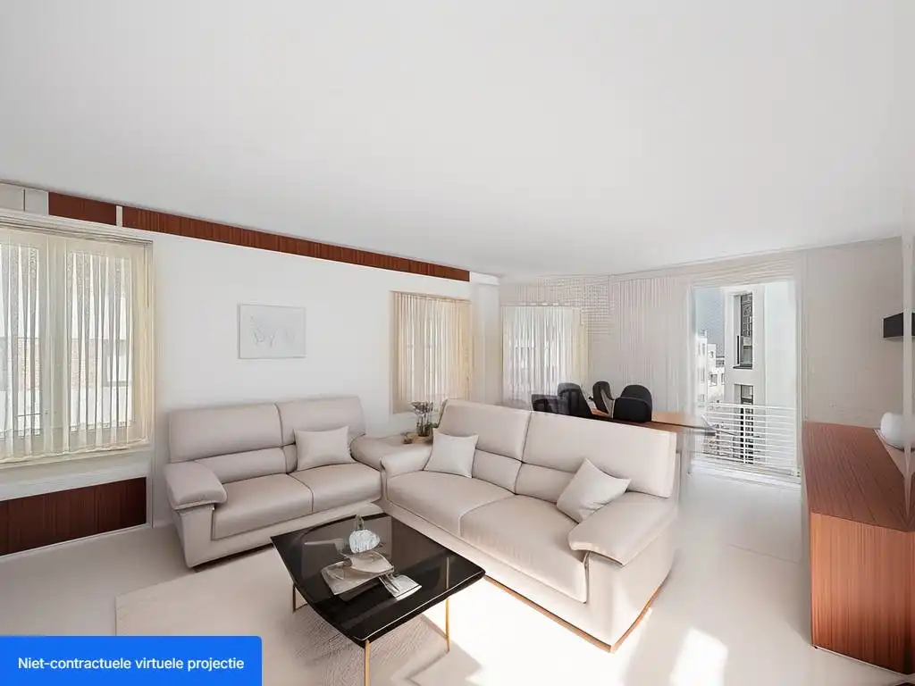 Gemeubileerde studio met slaaphoek te koop te Blankenberge foto 3