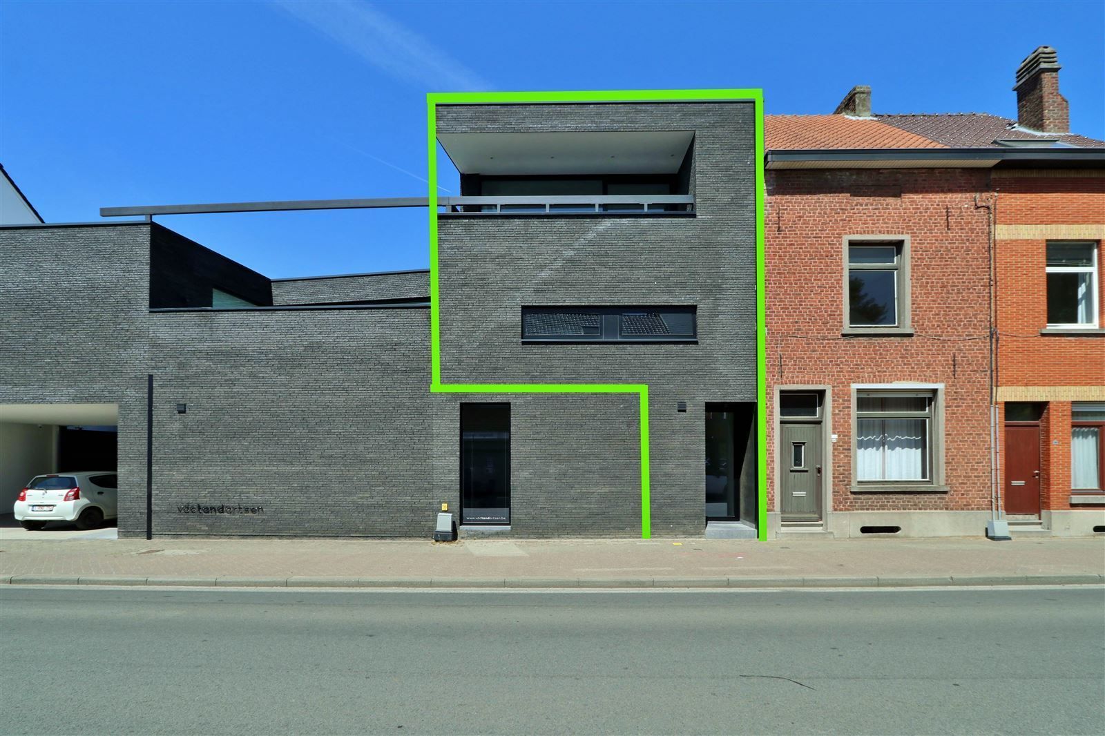 Duplex appartement met 1 slaapkamer + bureau  (11m²-12m²) foto 3