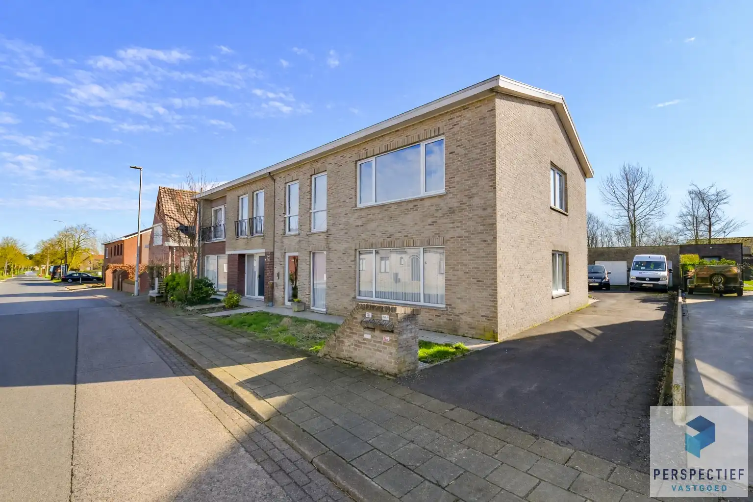 Hoofdfoto van de publicatie: Ruim gelijkvloers appartement met tuin & garage te Oostveld (Oedelem)