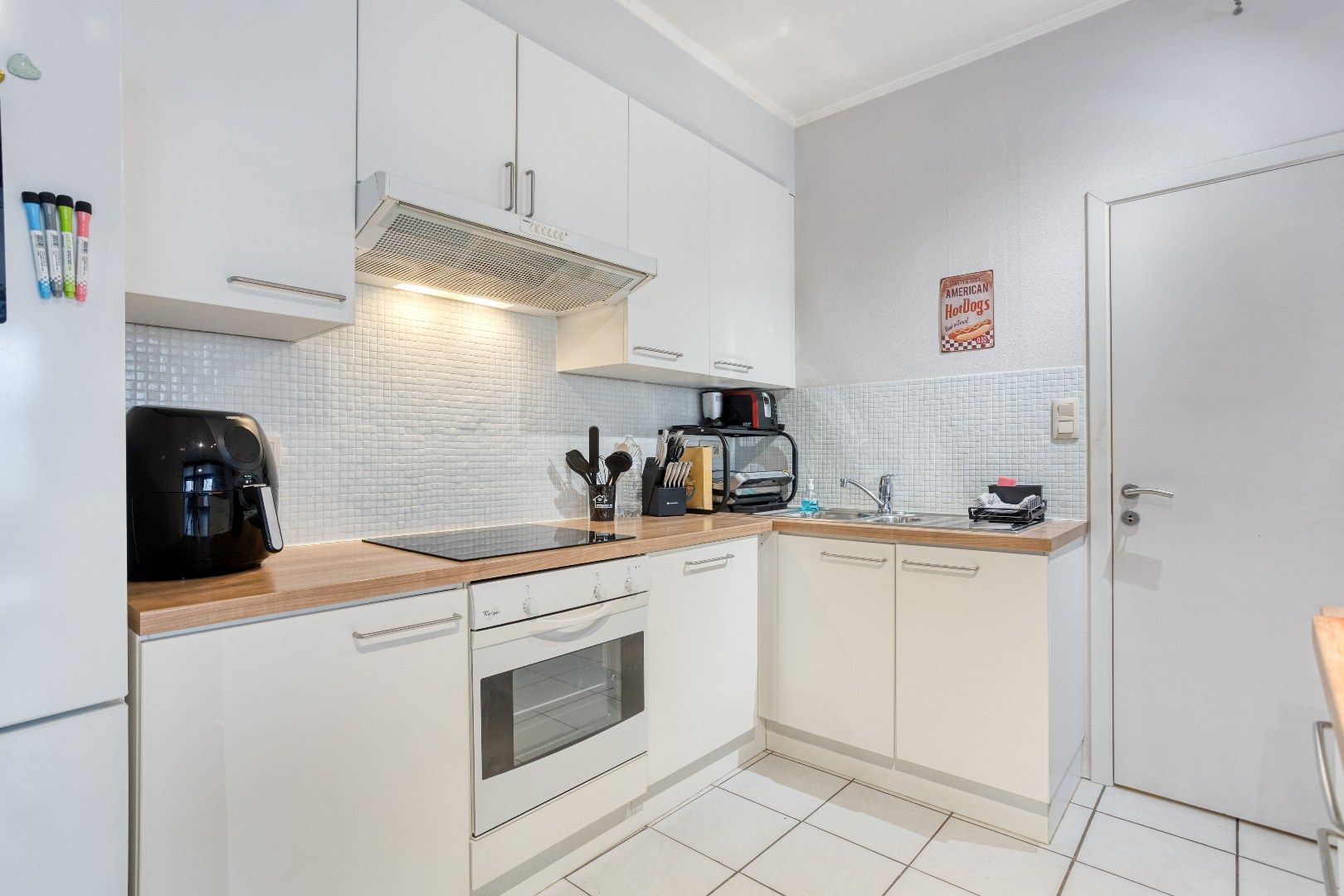 Gelijkvloersapp. (91m²) te huur in Halle, met 1 slpk en koer foto 6