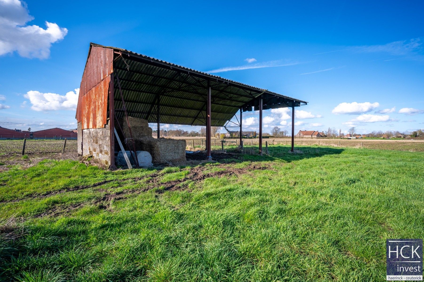 KRUISHOUTEM - Hoeve met woonhuis, landgebouw en hangaar op 2ha 67a foto 8