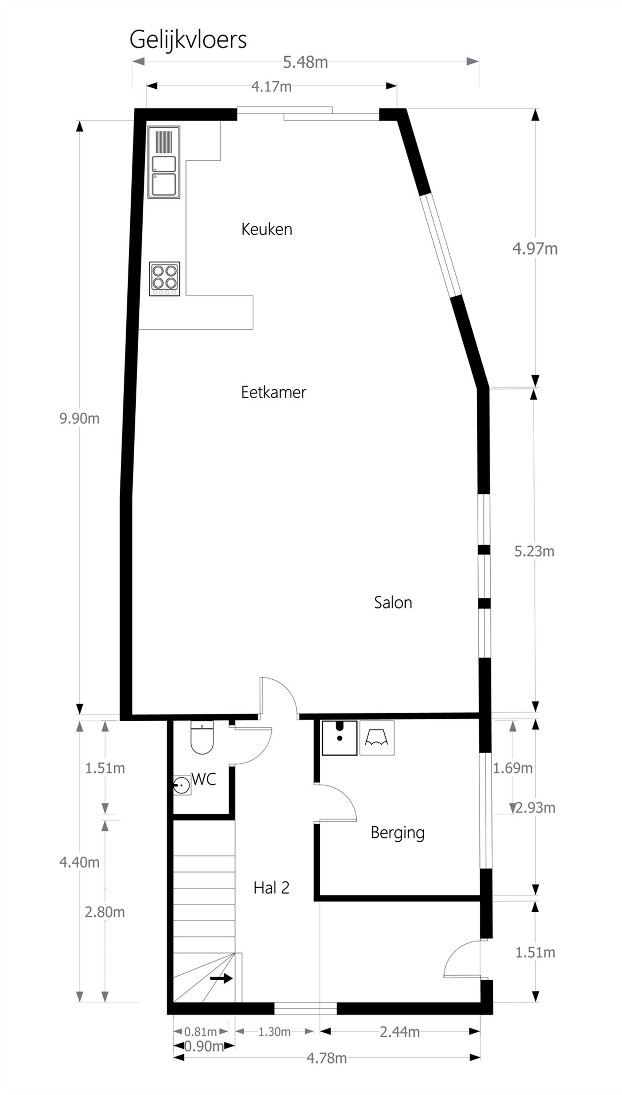 UITERST ENERGIEZUINIGE WONING MET 3 SLAAPKAMERS OP EEN RUIM PERCEEL VA 6ARE50 TE PAAL foto 22