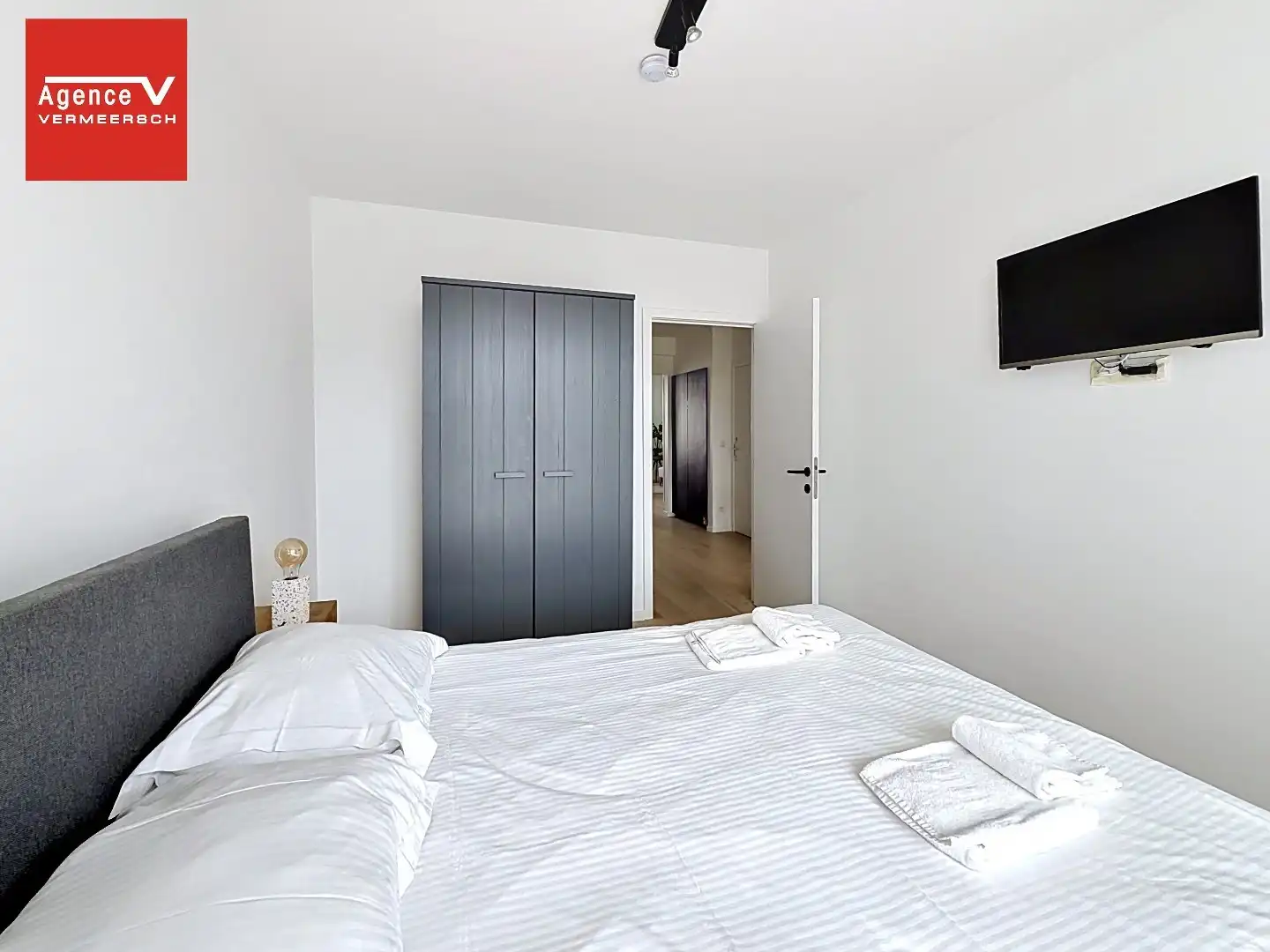 Gunstig gelegen gemeubileerd 2-slpkr appartement 50m van Casino Kursaal.  foto 13