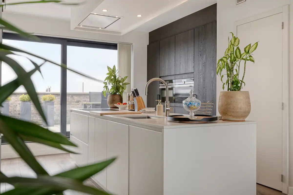 Prachtig dakappartement (140m2) vlakbij Boekenberg Park met 2 slks, 2 grote terrassen en ruim garage! foto {{pictureIndex}}