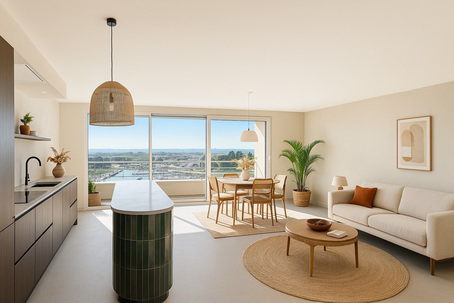 Prachtige renovatie met een ongelooflijk mooi uitzicht te Blankenberge foto {{pictureIndex}}