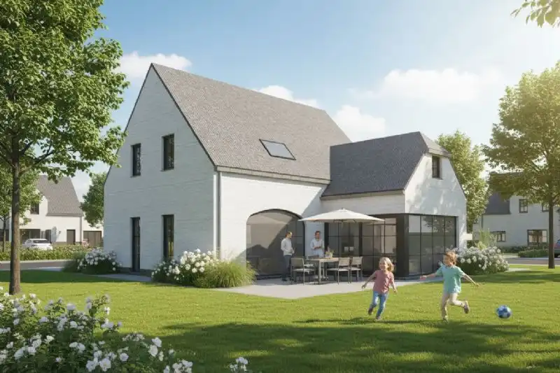 Nieuw te bouwen alleenstaande woning te Horebeke. foto 2