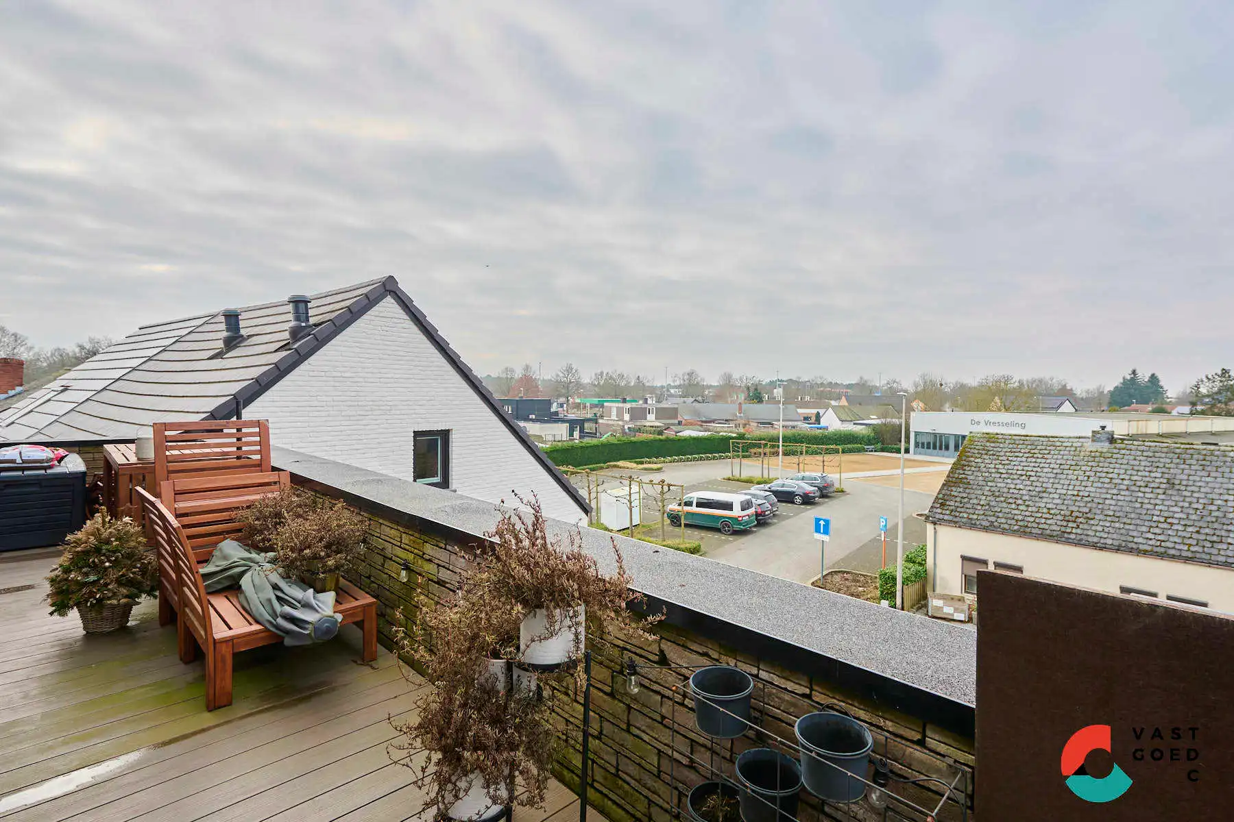 Ruim 1 slaapkamerappartement met 2 terrassen nabij centrum foto 13