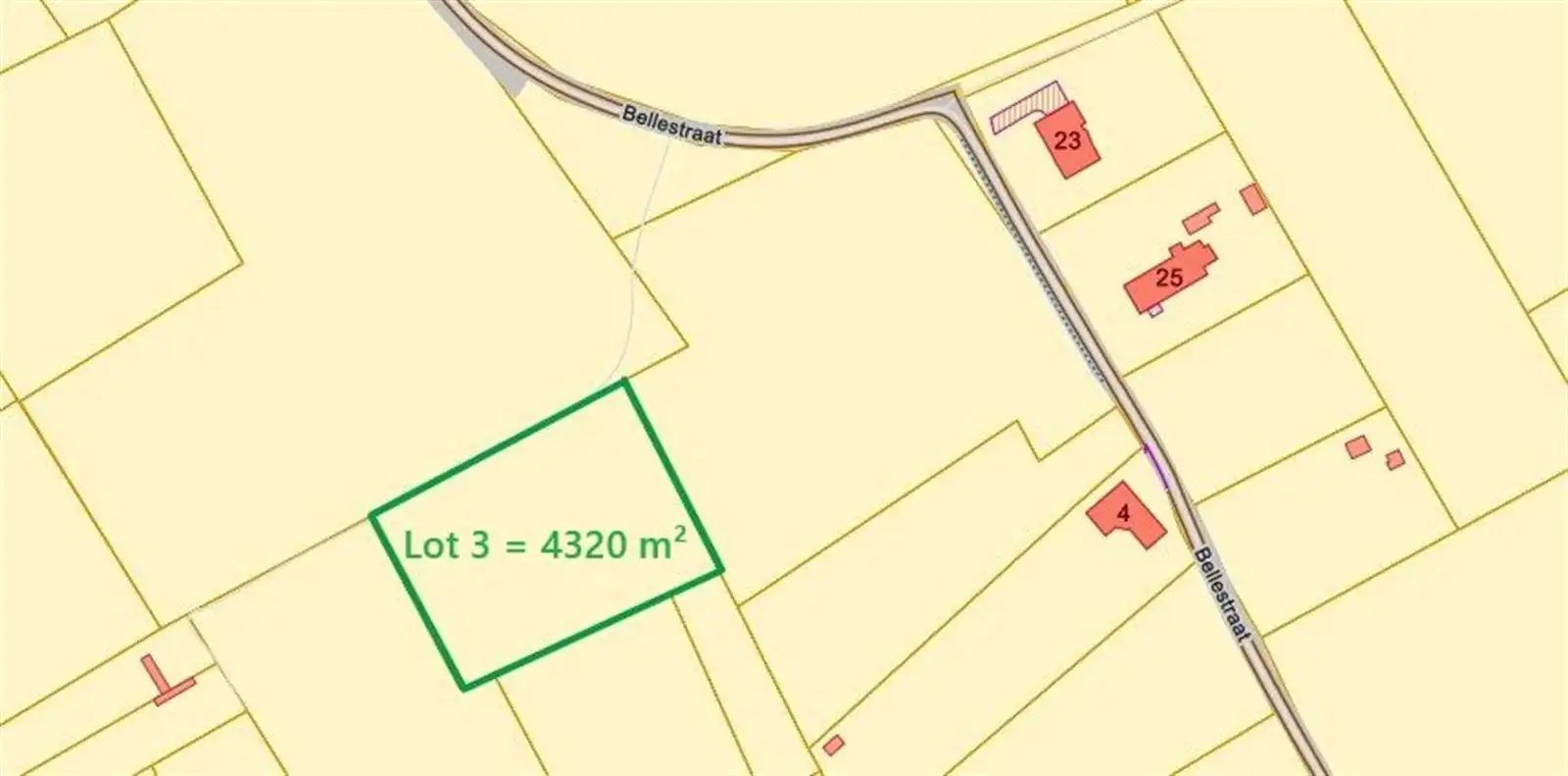 Landbouwgrond (Lot 3 van 5 loten) foto {{pictureIndex}}