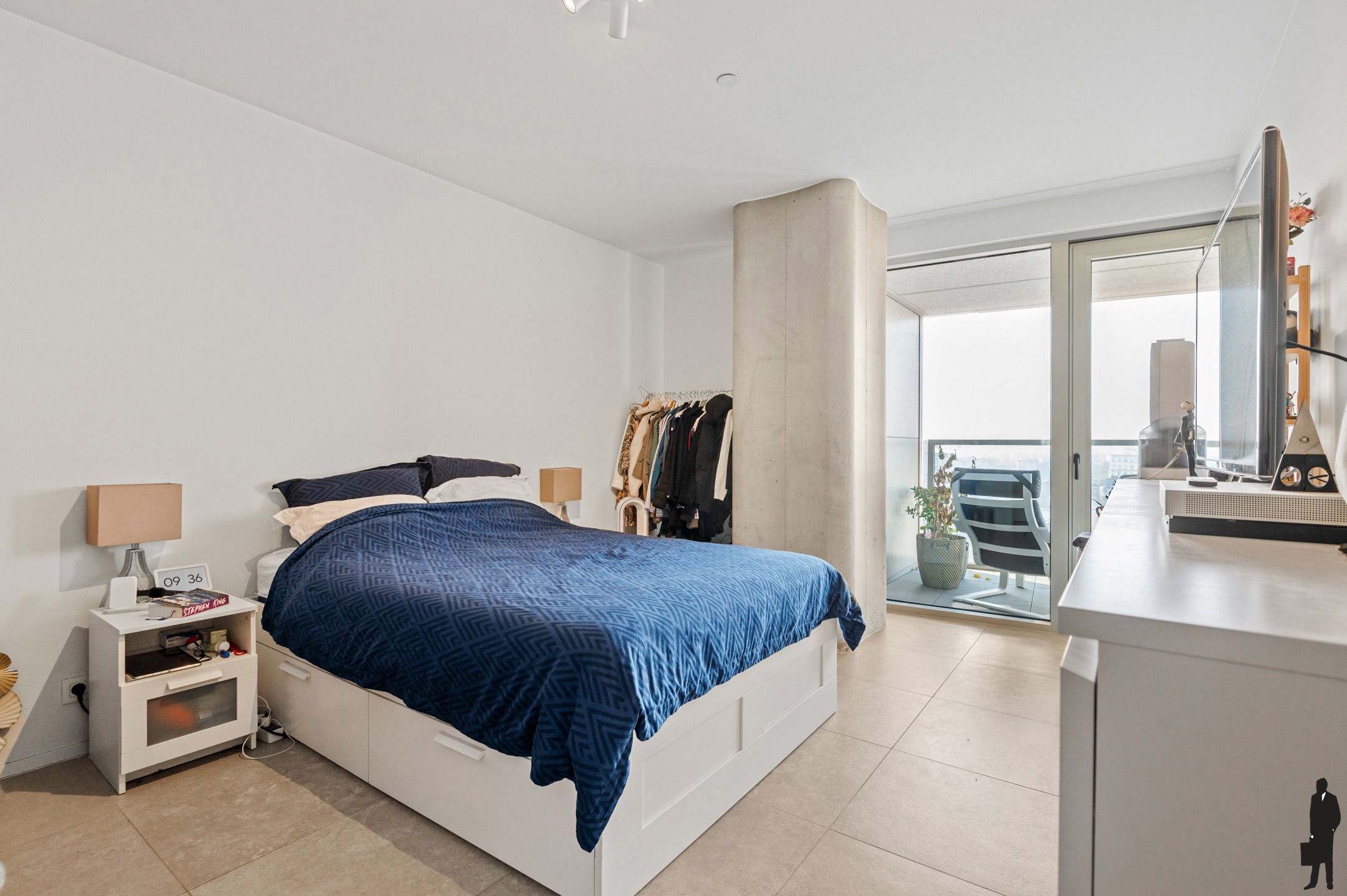 Zuidgericht appartement in de Antwerp Tower – Adembenemend zicht over de stad foto 16