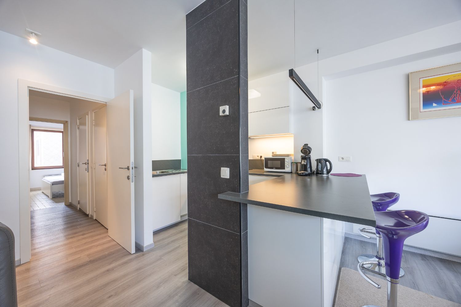 Instapklaar 2 slaapkamer-appartement met zijdelings zeezicht foto 9