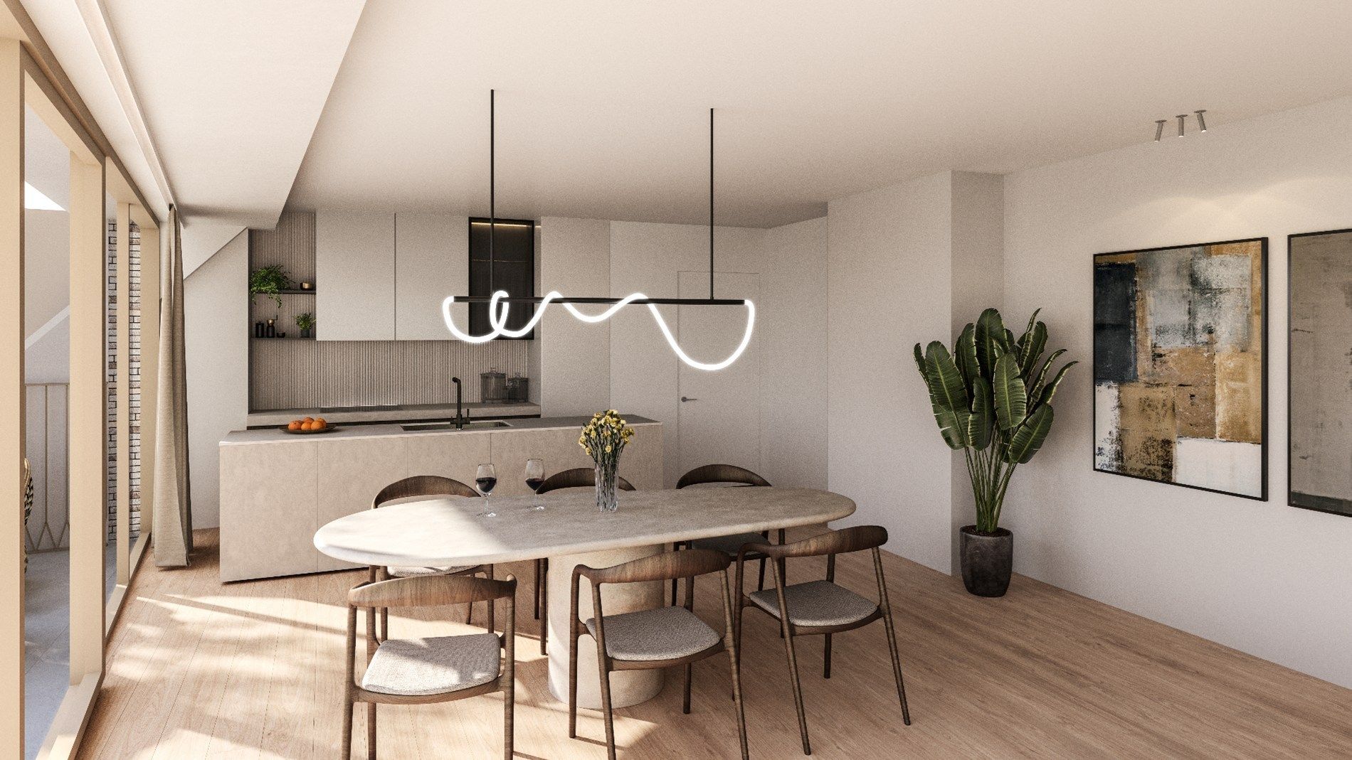 Modern éénslaapkamerappartement in nieuwbouwresidentie “Antoine” – centraal gelegen in Heist foto 3