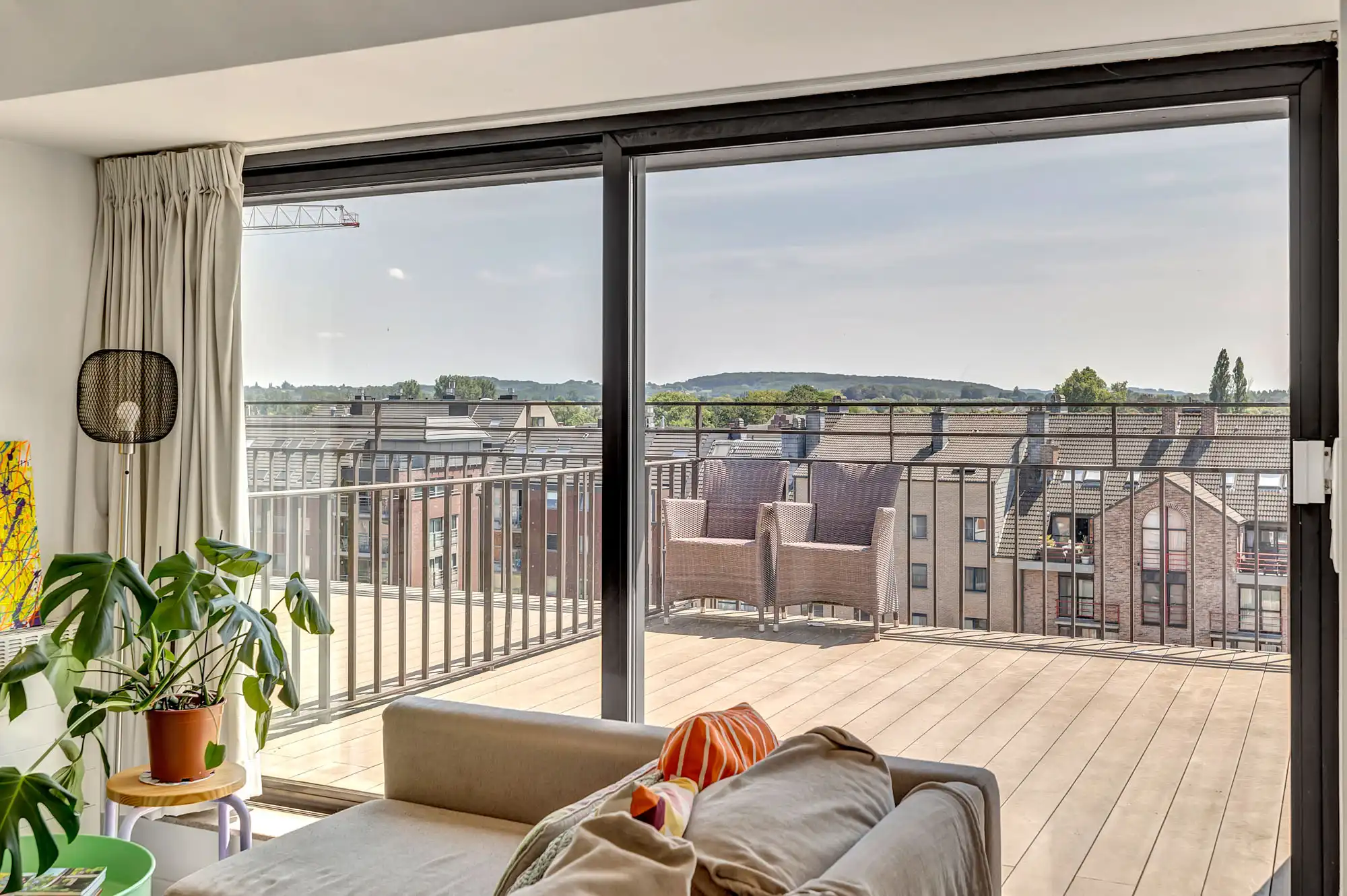 Gerenoveerd penthouse met 2 ruime terrassen in centrum foto {{pictureIndex}}