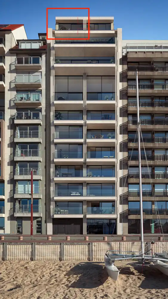 Prachtig duplexappartement op de zeedijk in Duinbergen foto 2