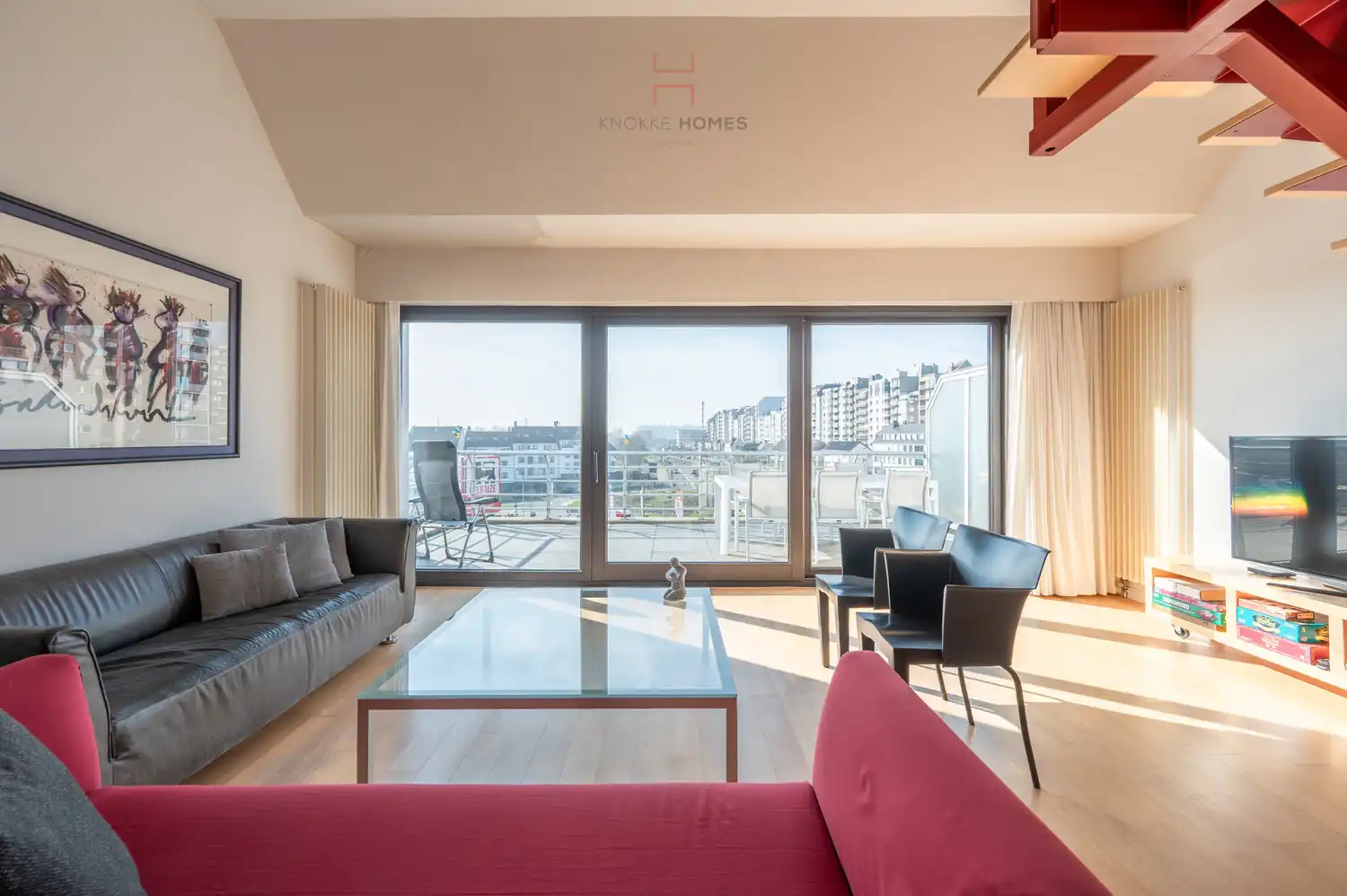 Licht en ruim duplexappartement met zonovergoten terras in Heist foto 8