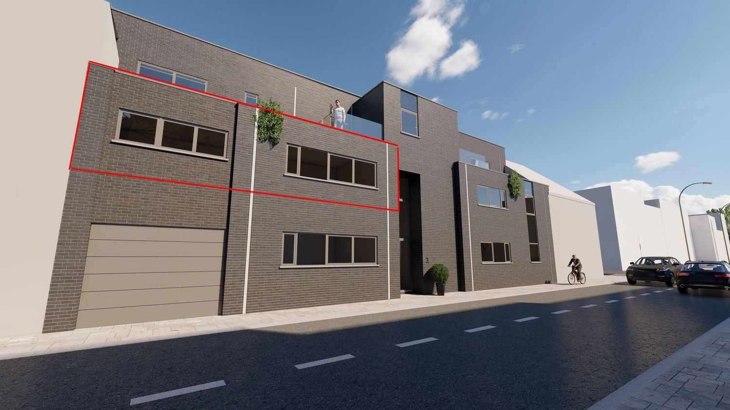 Energiezuinig nieuwbouwappartement met 2 slaapkamers, 1 terras, ondergrondse privé parkeerplaats en kelderberging te Maasmechelen! foto {{pictureIndex}}