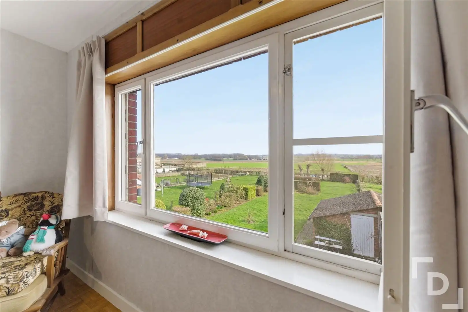 Te renoveren HOB met enorme tuin met landelijke verzichten te koop in Dikkebus foto 15