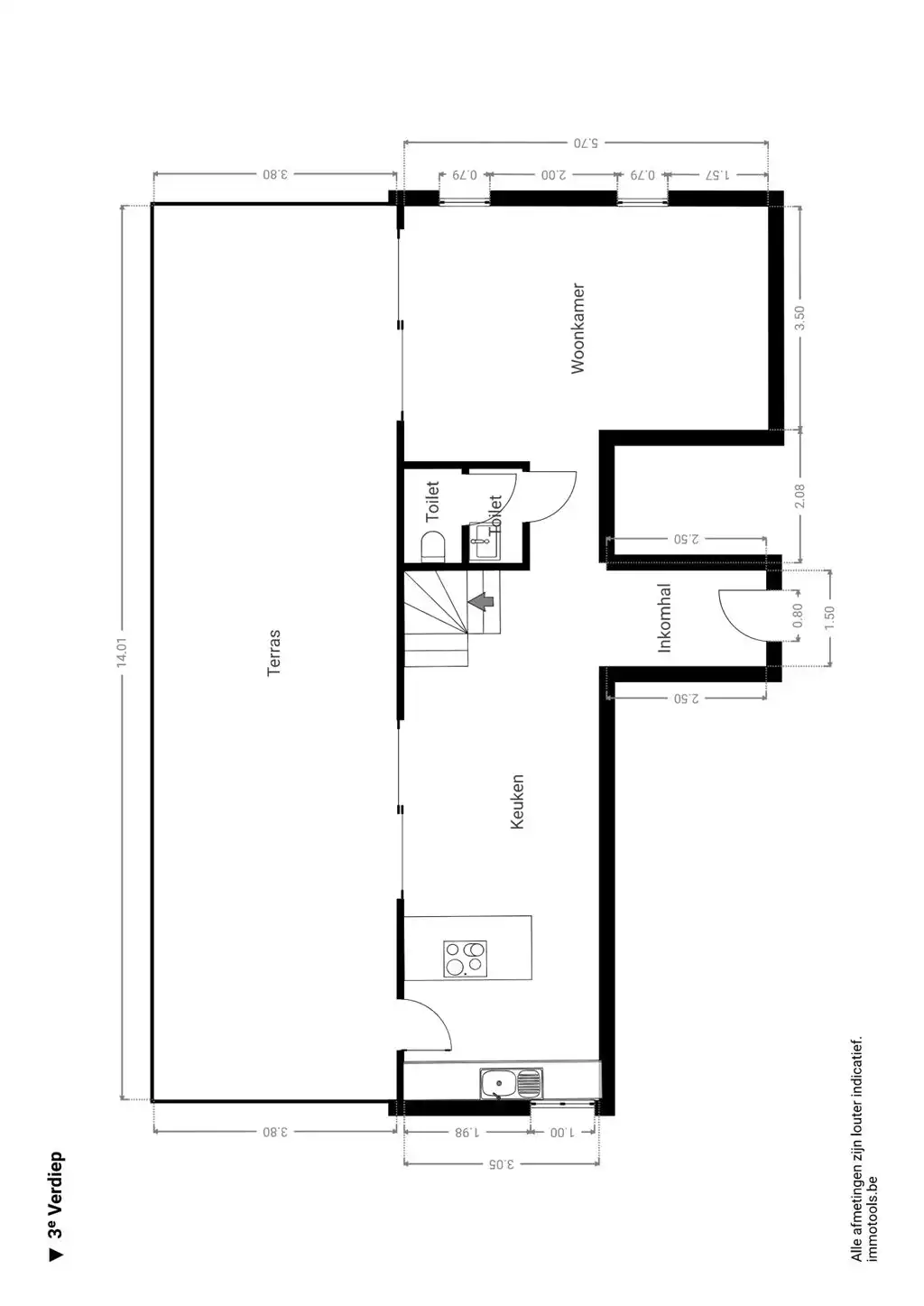 Hoogwaardig afgewerkt duplex app met ruim terras foto 10