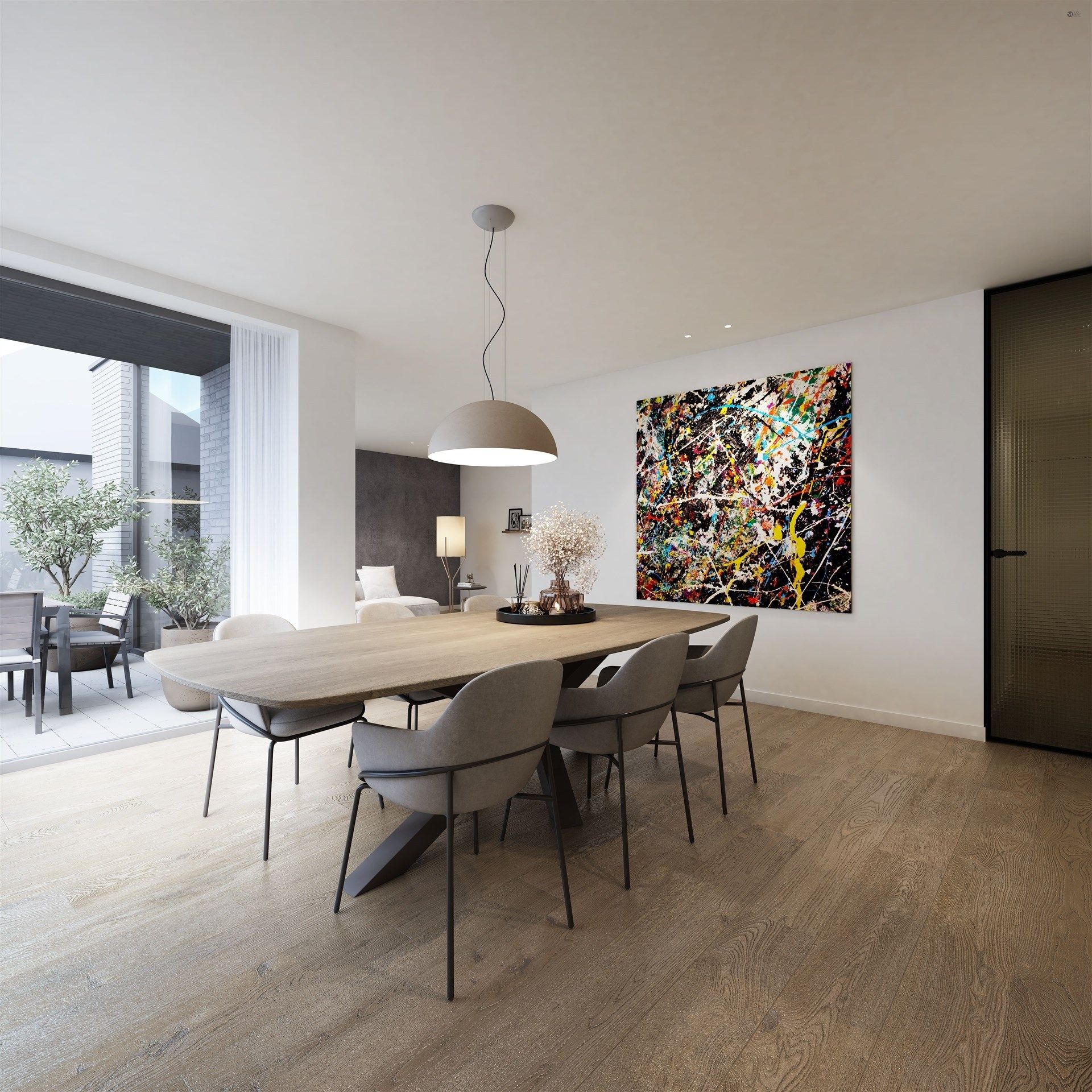 Degelijk tweeslaapkamer appartement foto 12