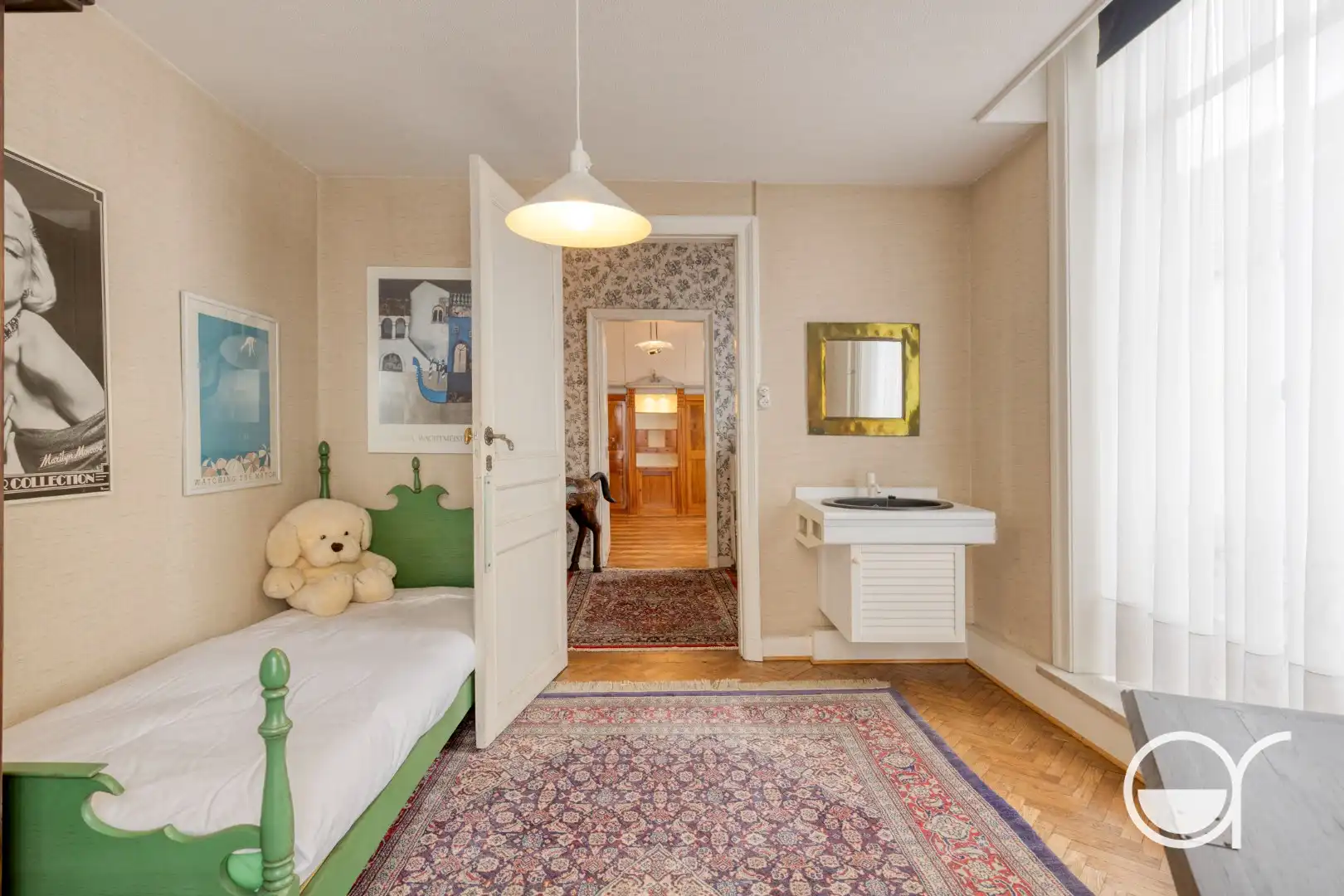 Statige op te frissen dokterswoning met praktijk, APPARTEMENT en riante tuin in het hart van Wetteren foto 18