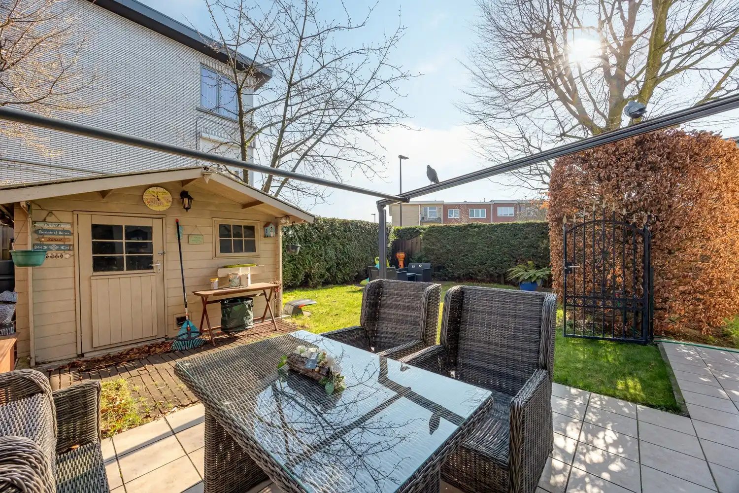 Instapklaar 3-slk gelijkvloersappartement met uitzonderlijke tuin (280m²) foto 7