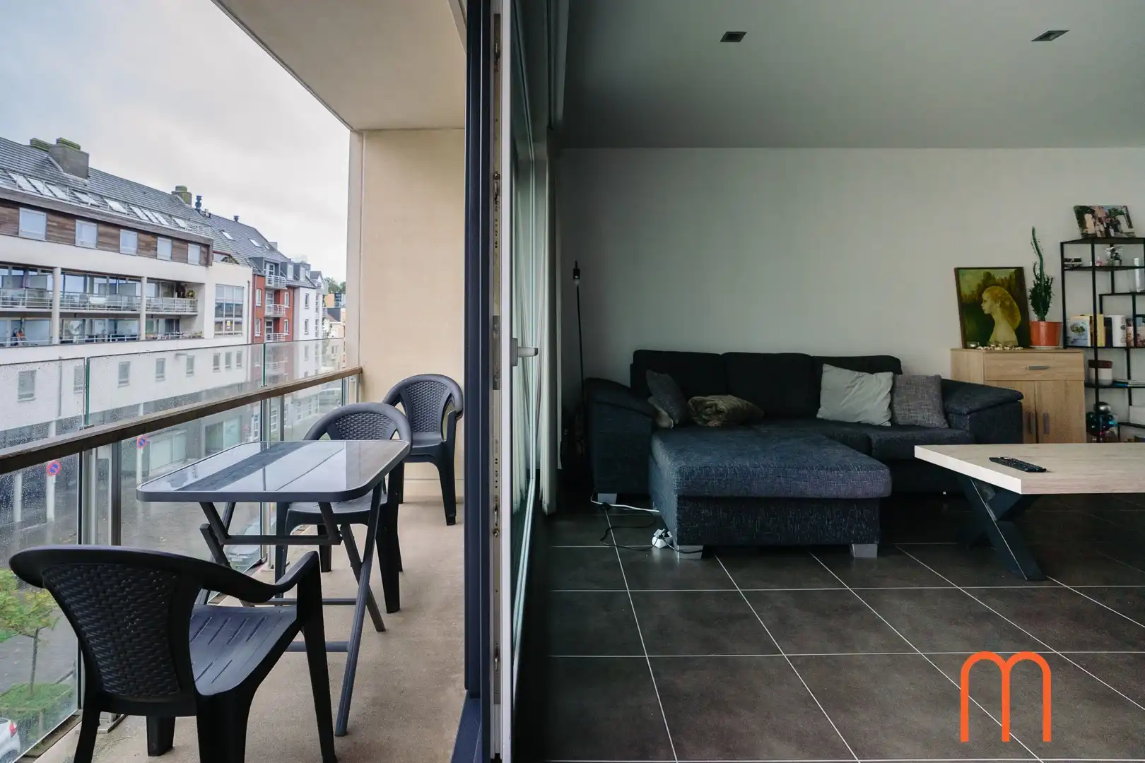 Appartement te huur in Oostende centrum – Modern 1-slaapkamerappartement met terras foto 4