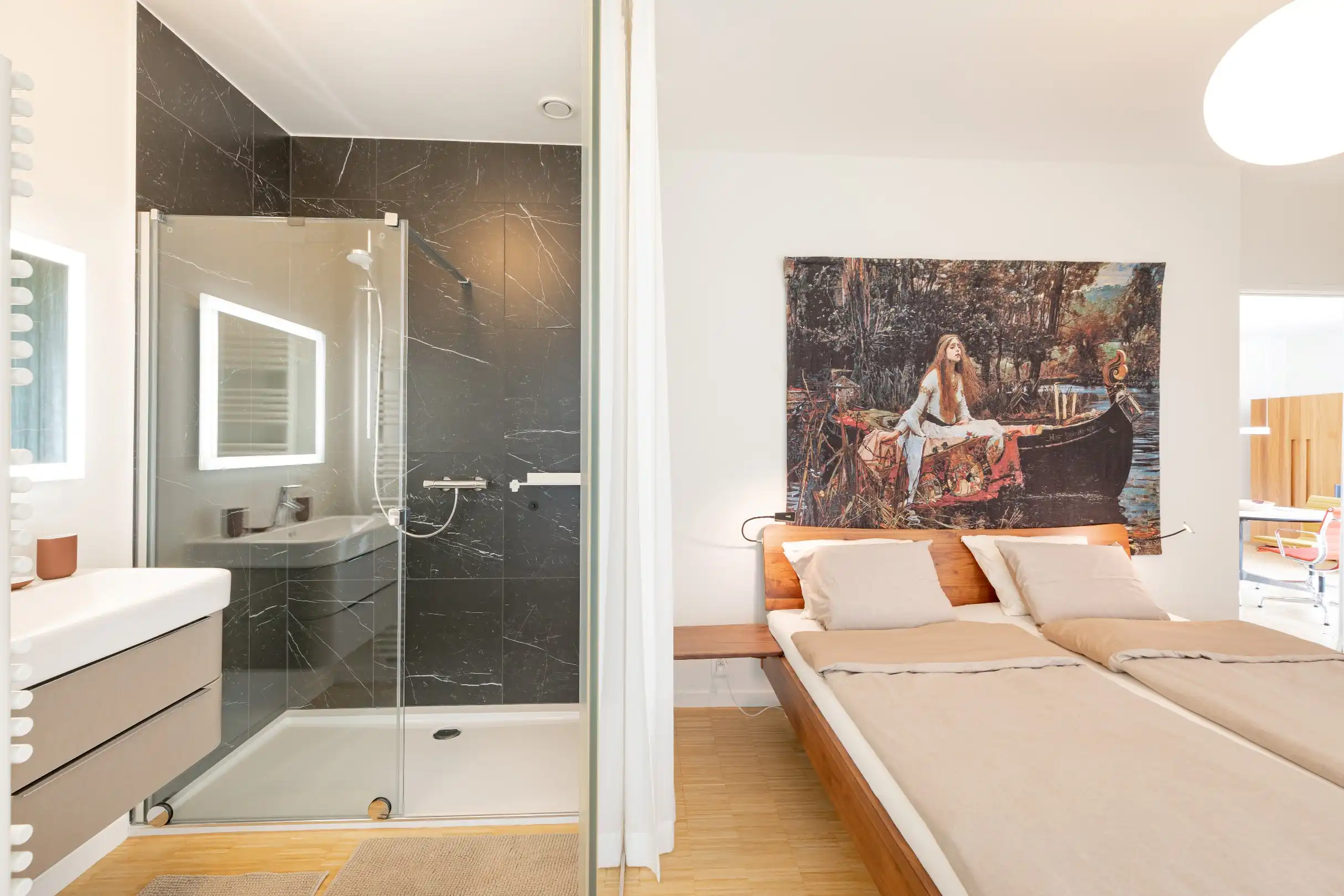 Exclusief gemeubeld en volledig ingericht appartement aan de Vaartkom! foto 12
