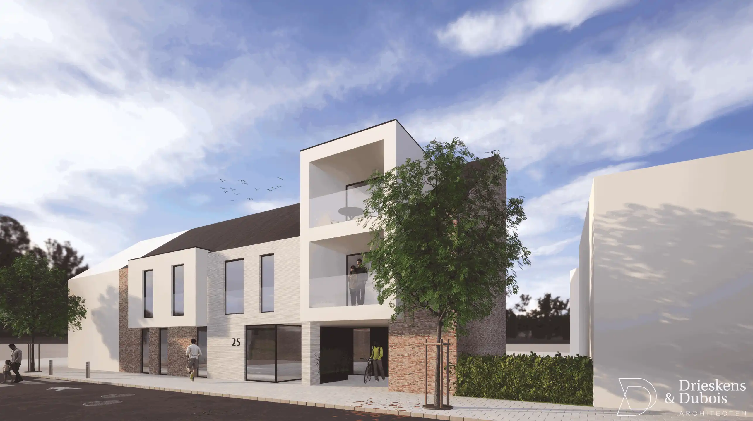 Vergund nieuwbouwproject voor 6 appartementen in Hasselt foto {{pictureIndex}}