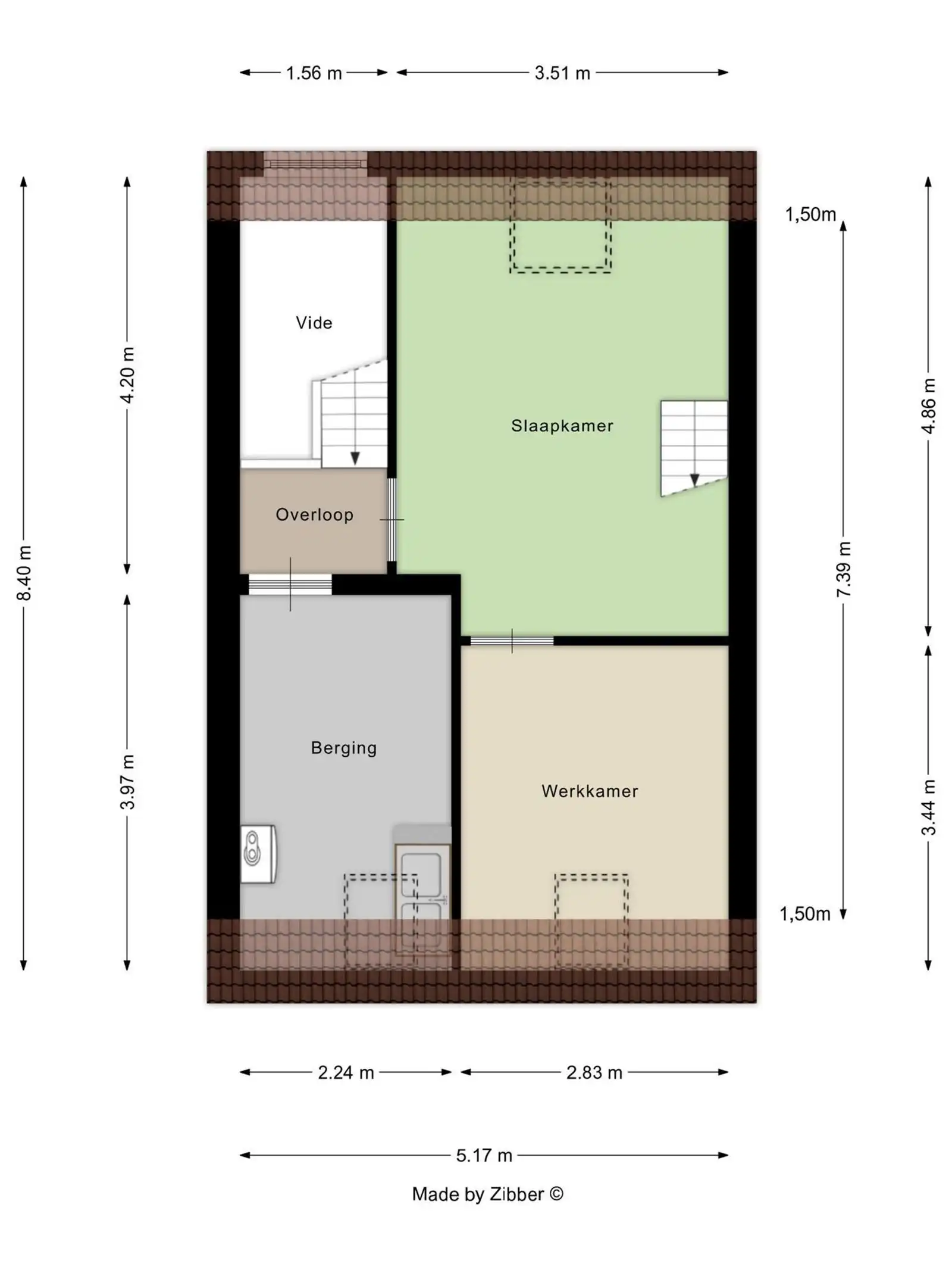 Gezellige woning met 3 slaapkamers + bureau te Ukkel  foto 17