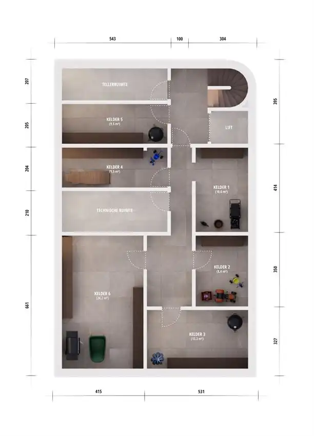 Gelijkvloers éénslaapkamer appartement met tuintje foto 14