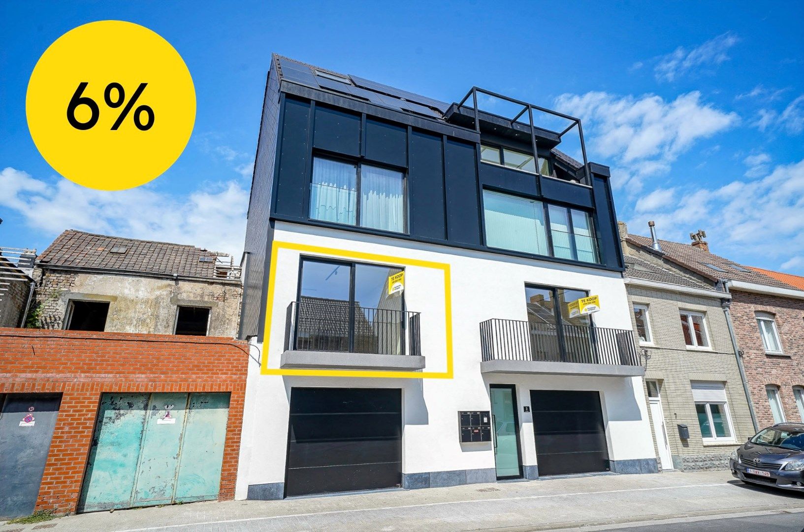 Nieuw 1-slaapkamerappartement met parking! foto {{pictureIndex}}
