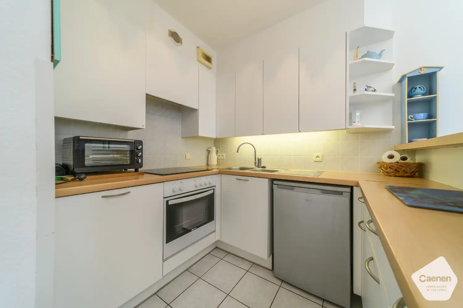 Instapklaar gelijkvloers appartement met frontaal zeezicht, staanplaats en kelder in Bray-Dunes foto 11