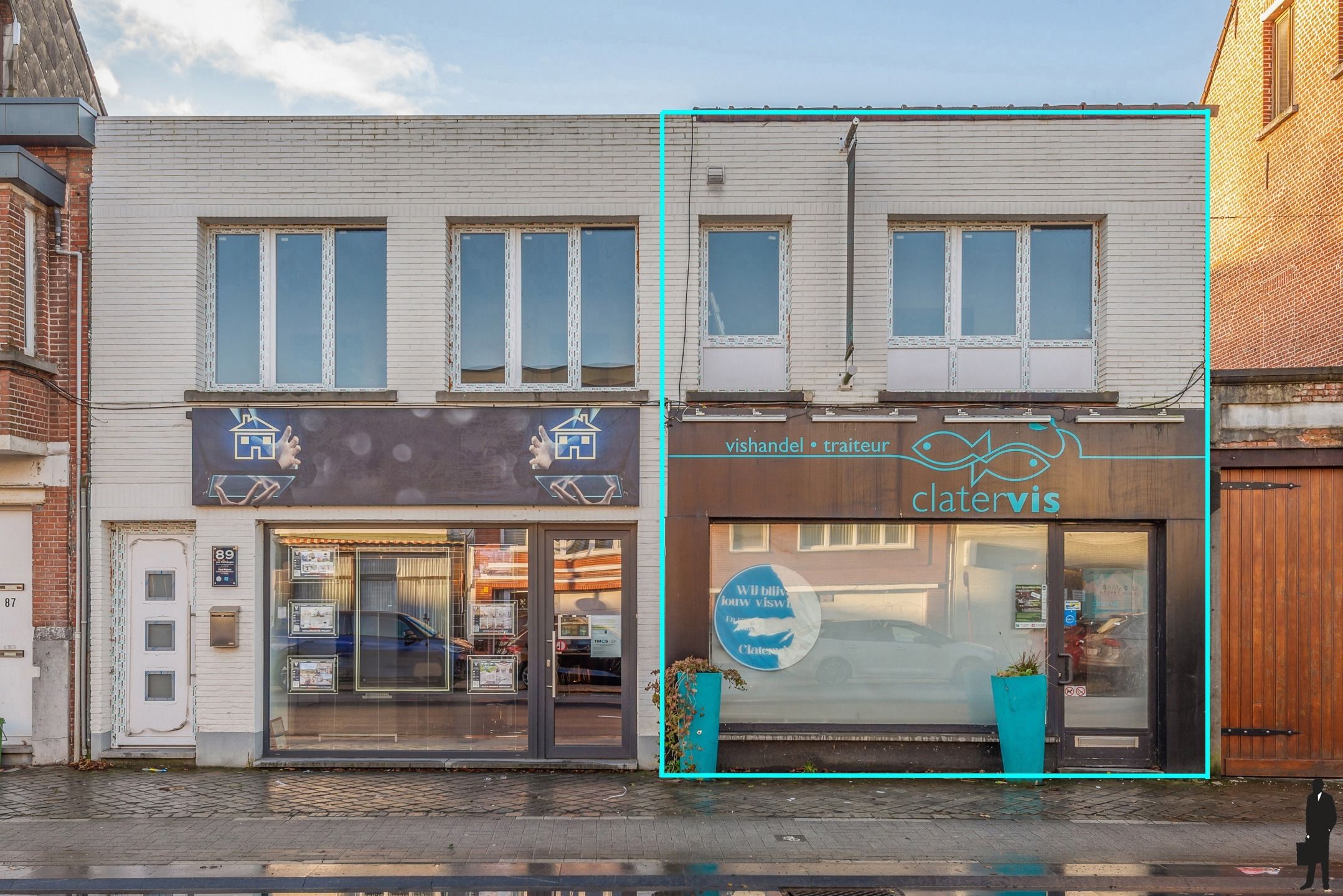 Hoofdfoto van de publicatie: Te renoveren handelspand met woonst in centrum Hove