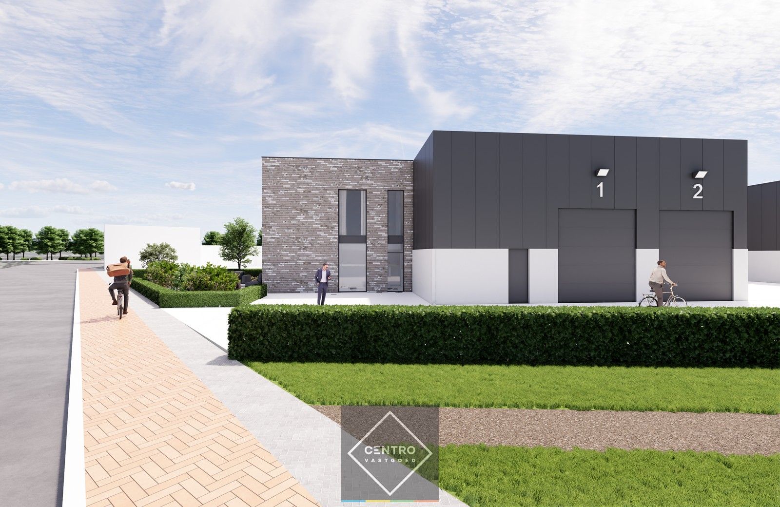 Toonzaal met kantoor/handels/praktijkruimte (± 500m²) op TOP-ligging langs de N50 te Kuurne ! foto 29