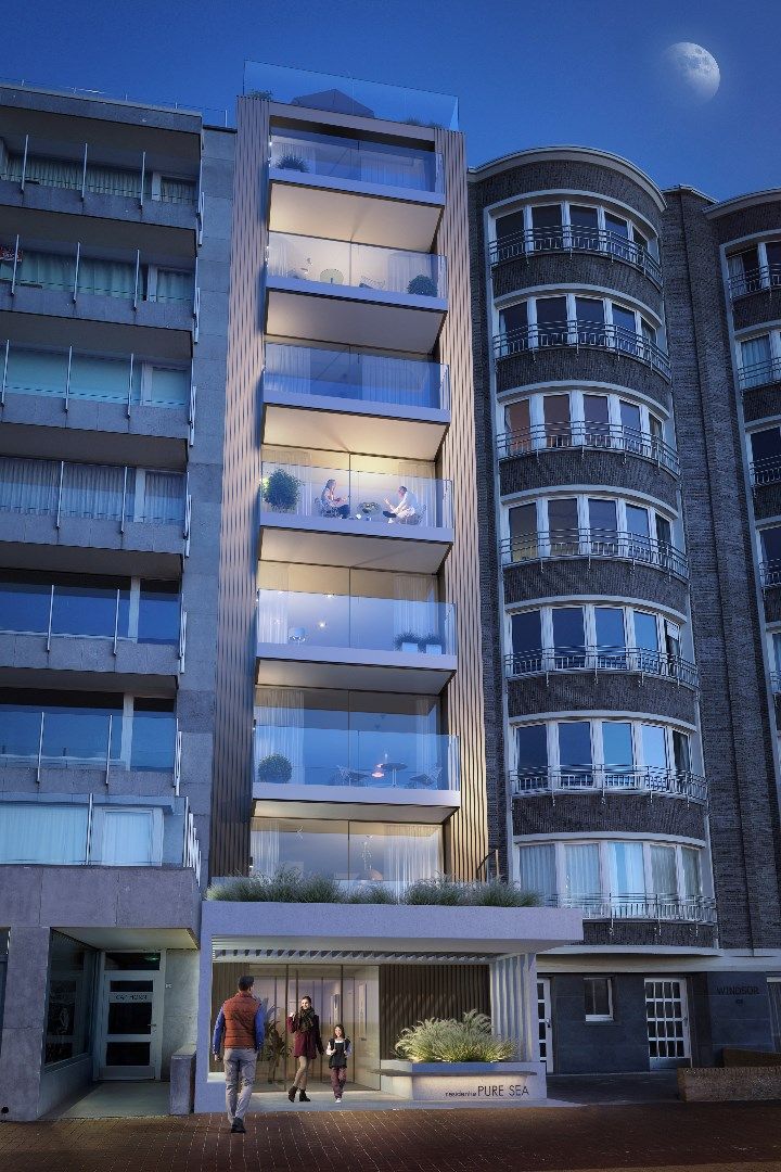 De res. Pure Sea: 7 luxe appartementen met frontaal zeezicht in Oostduinkerke.  foto 10