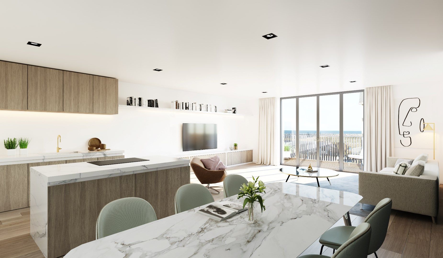 Nieuwbouwappartement met zicht op de jachthaven foto 3